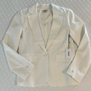 Jason Wu linen blend embroidered blazer jacket. Size Small. NWT. Off white.